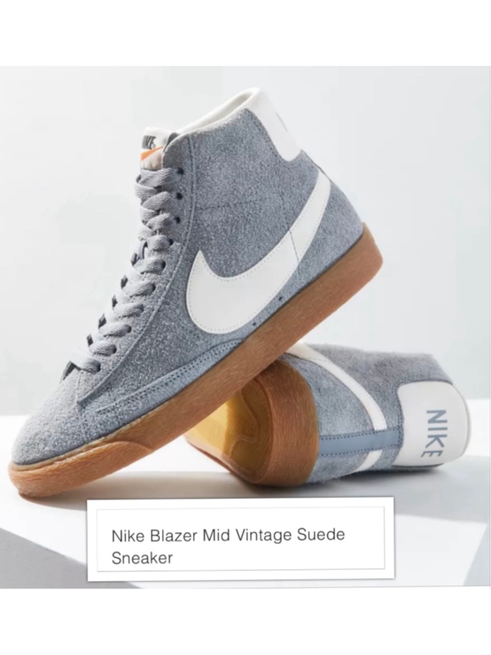 Nike Retro Suede Skateboard Streetwear High Top Sneakers Women’s size 7